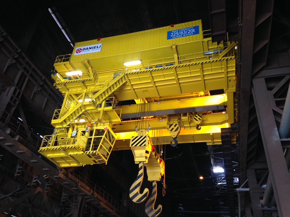 Acceptance of new Danieli teeming crane at ArcelorMittal Kryviy Rih plant (Ukraine)